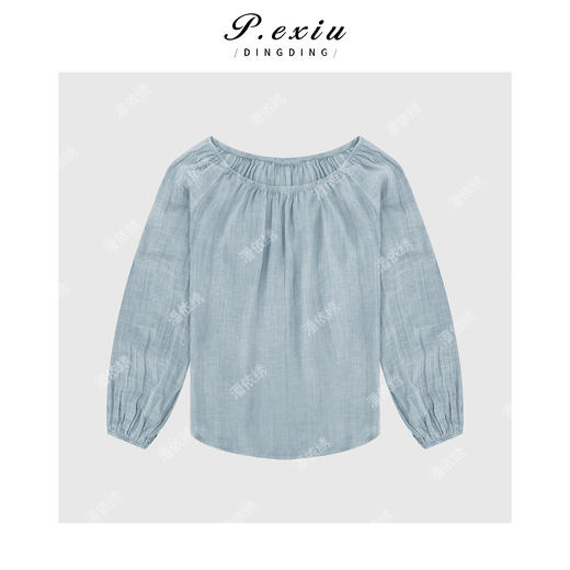 03-2潘依绣丁丁宠粉气质设计简约款衬衣Q19232 商品图0