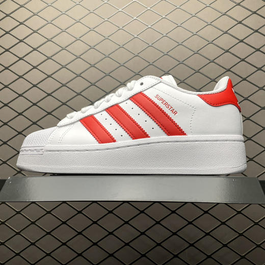 春季特惠💰360 AD 阿迪 Superstar XLG 金标 贝壳头厚底款低帮休闲板鞋 商品图0