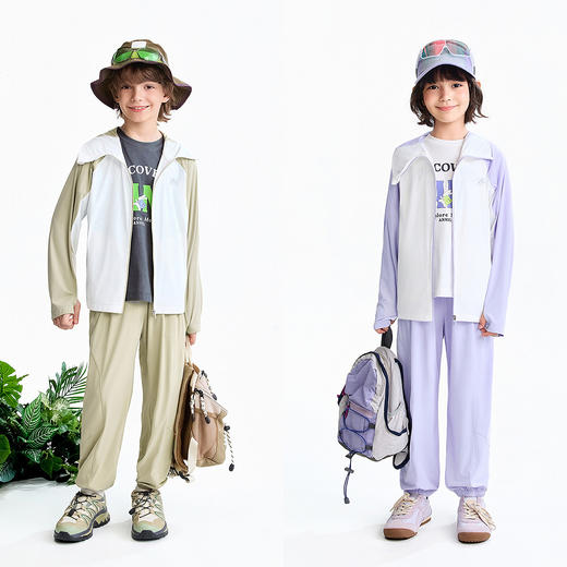 【实体店同款】男女童全腰针织单裤夏季新款安奈儿童装AM626055 商品图3