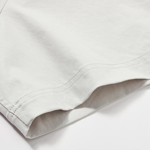 MODE COMMUTER | MC三醋酸经典翻领贴袋弧摆休闲短袖衬衫 商品图3