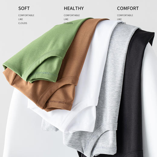 【贝拉推荐】珍珠匹马棉T MIU系经典版型 圆领短袖T恤SUPIMA匹马棉 7A亢菌凉感免烫 机洗不变形不缩水 商品图7