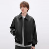 gxgjeans男装 简约设计宽松翻领真皮皮衣夹克外套男士 26春新品 商品缩略图1