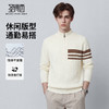 【不易变形】圣得西男士薄款针织衫2026新款春季半拉链休闲毛衣 商品缩略图1