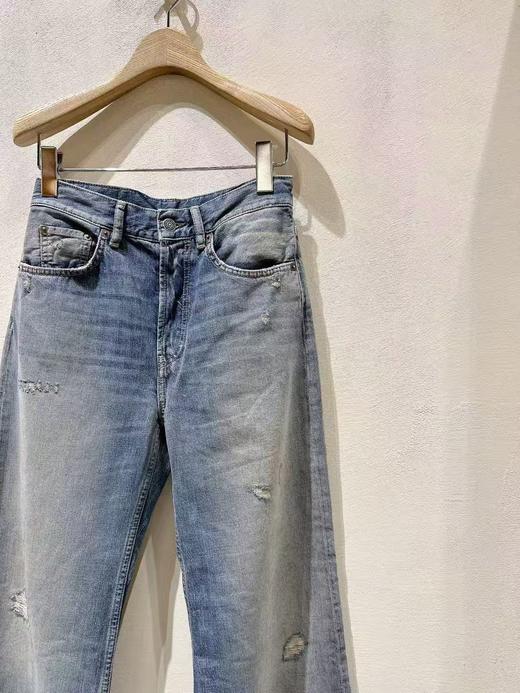 女款做旧牛仔裤长裤la001 商品图2