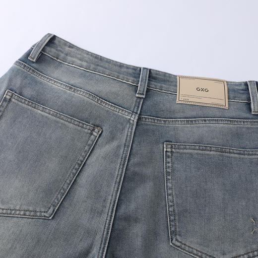 GXG男装26春季潮流百搭宽松直筒裤时尚休闲弹力舒适男式牛仔长裤K&C 商品图12