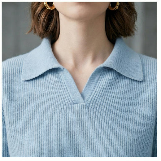 PALUOPO/PL翻领女衫ET23029R-A/约重310g帕罗 商品图8