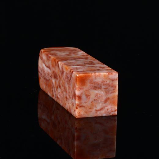 孤品17869老挝石朱砂素章落款章闲章2.1*2.1*6.7cm 商品图3
