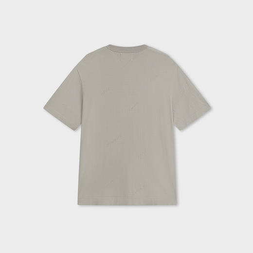 MODE COMMUTER | MC高支凉感弹力纱线闲凉感干爽纱线圆领短袖线衫 商品图1