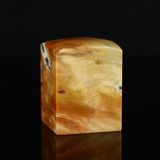 孤品17895精品昌化石红花大方章投稿比赛参展5.3*5.3*7.0cm 商品图1