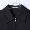 SDSA男装2026新款高贵轻奢复古设计感纯色拉链翻领夹克外套百搭 商品缩略图1