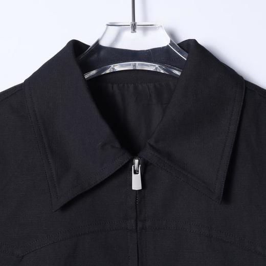 SDSA男装2026新款高贵轻奢复古设计感纯色拉链翻领夹克外套百搭 商品图1