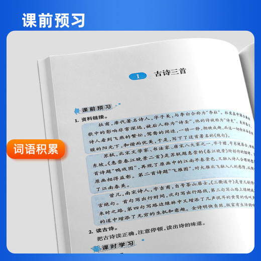 教学练小学语文词语手册 一二三四五六年级下册人教版开明出版社义务教育配套练习课前预习词语拓展课后练习册 商品图2