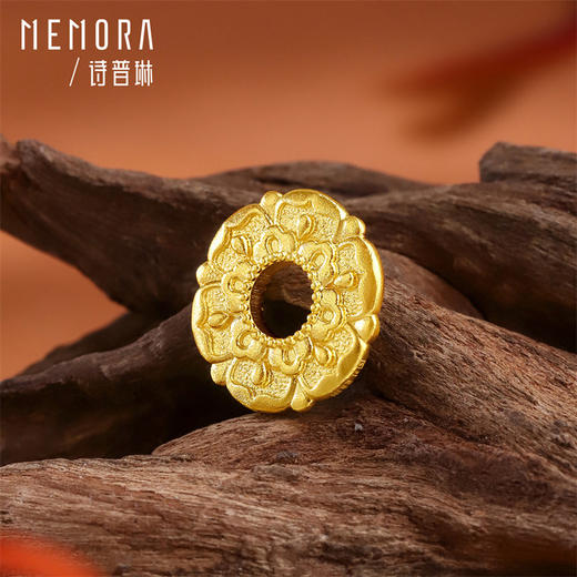 【新品首发】莲花宝相足金古法金条 黄金投资收藏投资送礼MEMORA诗普琳GU018401（按克计价黄金） 商品图3