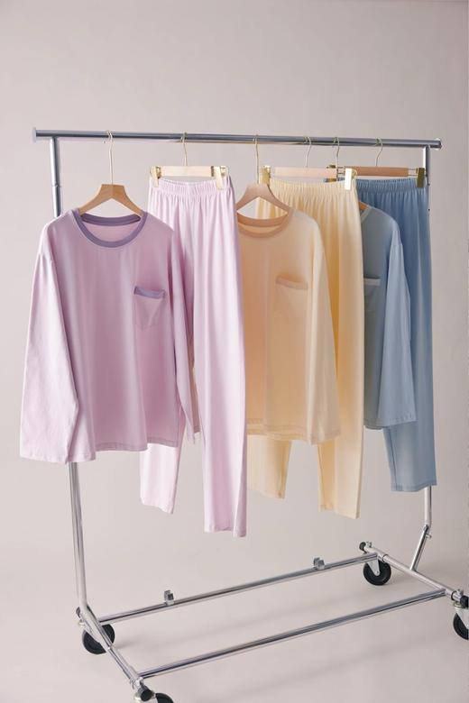 【多妈团购 无印家居风拼色家居服9841】超柔软，穿上都舍不得脱~93.9%棉，吸湿透气，细腻清爽，宽松剪裁，身材包容性绝了-连横 商品图7