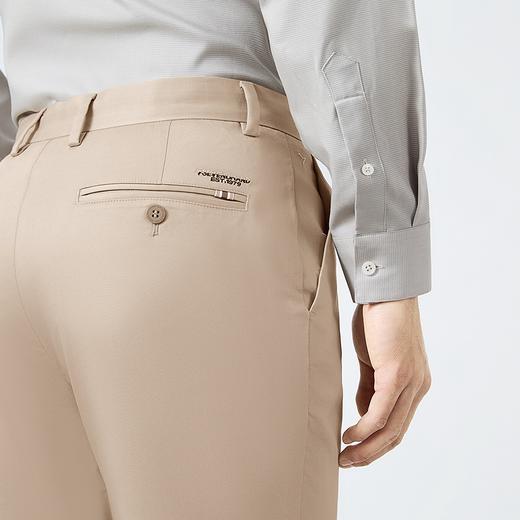 【含莱赛尔】柒牌男装休闲裤男2025春季新款商务简约修身直筒长裤 128H71530 商品图2