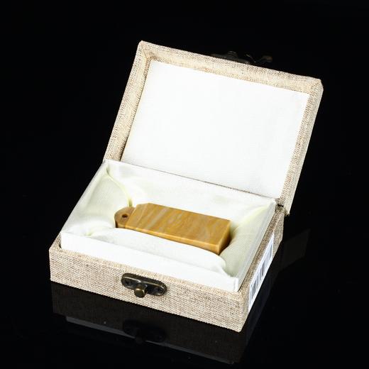 孤品17863木纹石如意钮方章落款章礼品章2.0*2.0*5.8cm 商品图4