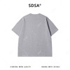 SDSA男装2026新款复古艺术感上衣重磅人影剪影宽松短袖休闲 商品缩略图4
