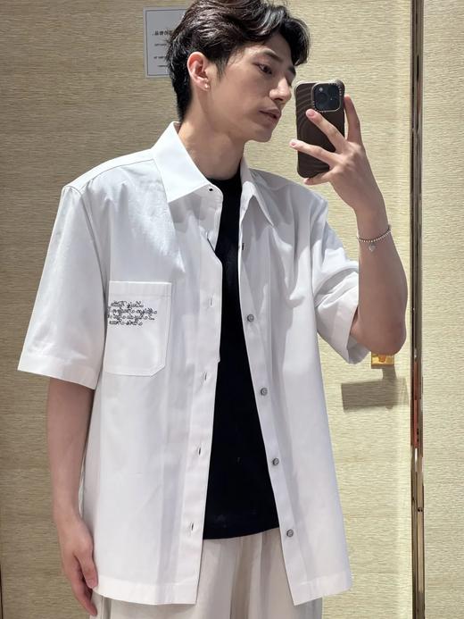 驴家25ss樱花火车刺绣短袖衬衫（DY） 商品图0