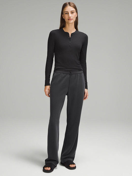 原单正品Lu家Softstreme女士高腰直筒裤030502 商品图4