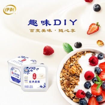 伊利经典凝酪酸奶 低温老酸奶家庭装原味 800g 风味发酵乳 商品图4