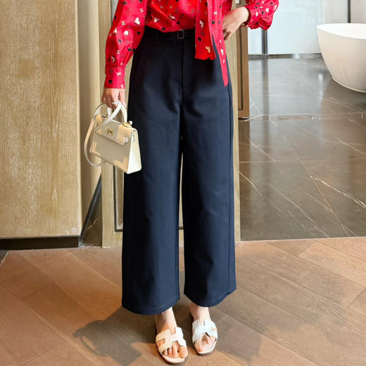 2603114   “经典至上”九分梧桐裤 棉西裤 商品图6