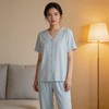 【天丝棉双面】SCHIESSER德国舒雅女短袖长裤套装60支天丝棉双面 50%天丝  50%棉     31/27121H 商品缩略图0