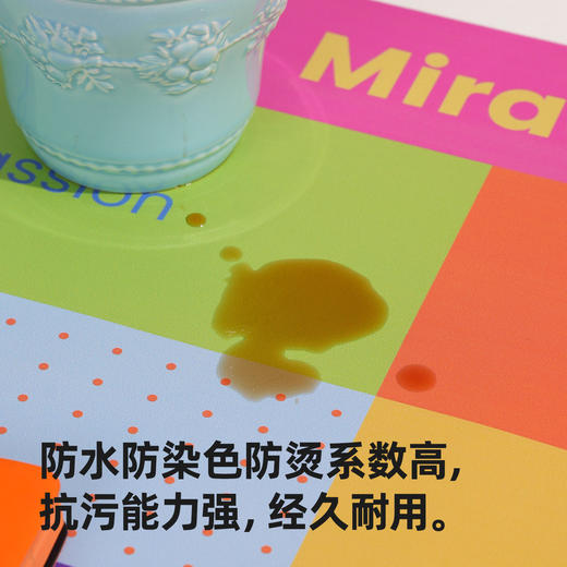 趁早奇迹语录桌垫仿皮超大办公学习桌面垫子语录压印笔记本电脑垫鼠标垫 商品图3