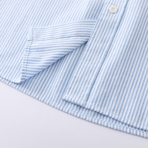 GXG男装26春季时尚潮流亲肤舒适透气简约百搭男式翻领长袖衬衫K&C 商品图12