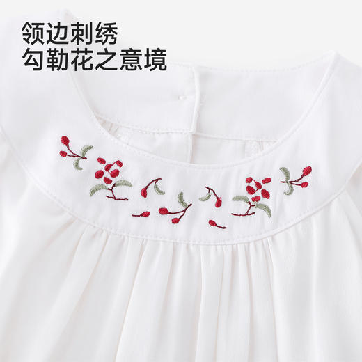 【高定系列】英氏儿童连衣裙女童夏季背心裙桑蚕丝柔软舒适公主裙 商品图2