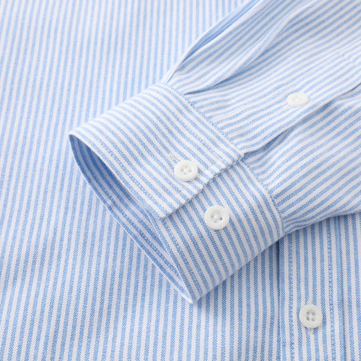 GXG男装26春季时尚潮流亲肤舒适透气简约百搭男式翻领长袖衬衫K&C 商品图11