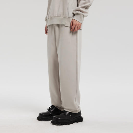 MODE COMMUTER | MC涤棉平纹针织面料直筒型针织长裤MCF102122A 商品图3