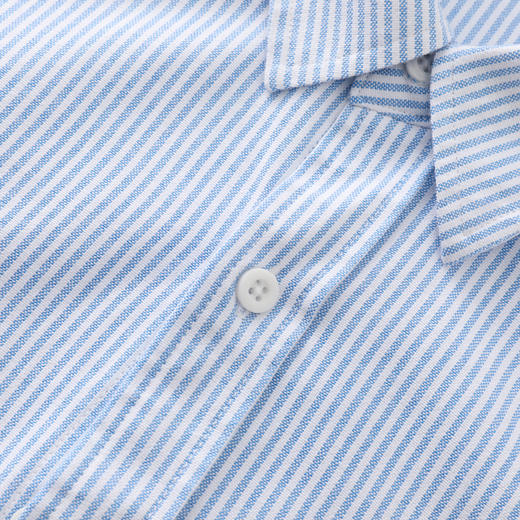 GXG男装26春季时尚潮流亲肤舒适透气简约百搭男式翻领长袖衬衫K&C 商品图9