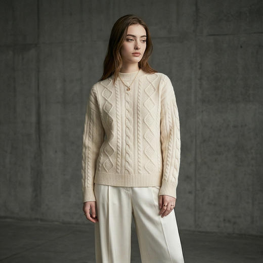 PALUOPO/PL半高领女衫E21836-C/约重375g帕罗 商品图3