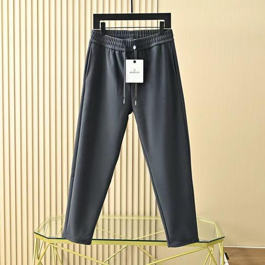 蒙口新款男款休闲羊毛蚕丝休闲加厚直筒裤卫裤 商品图3
