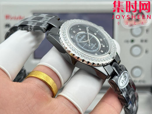 YYDS香奈儿J12陶瓷系列 钻圈款 38mm透底机械 男士腕表 小手腕福音 商品图5