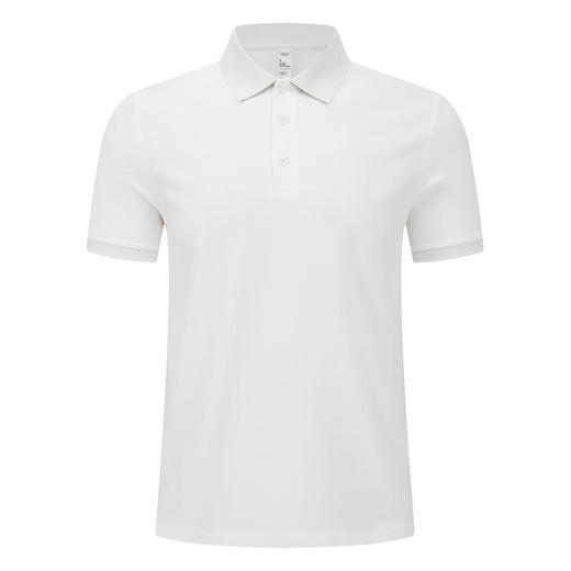 简约商务休闲双纱液氨棉短袖翻领polo衫   XYD-5601 商品图7