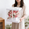 韩式粉绣球正方体鲜花礼盒 商品缩略图3