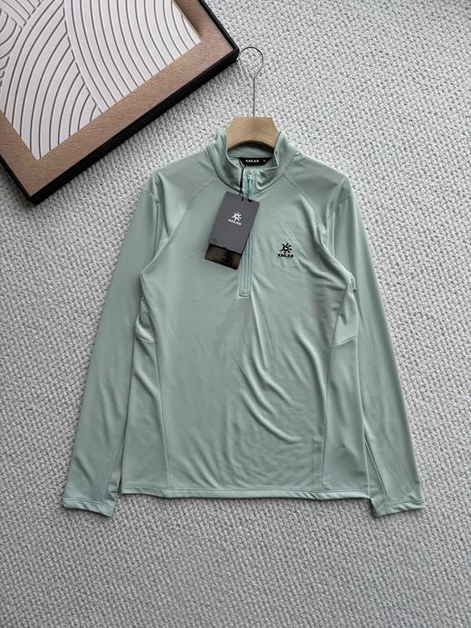 点此购买 凯乐石春季男士半拉链速干透气吸湿排汗功能长袖T恤 lhy 341269 商品图1