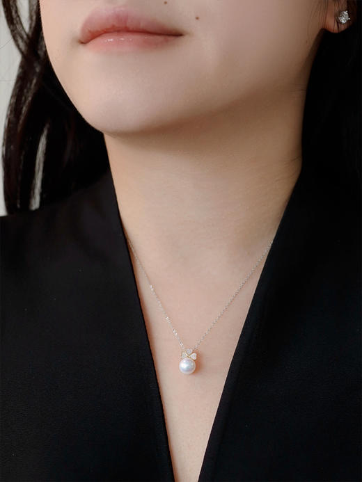 【金色四叶草耳钉 】【珍珠系列】72h内发货 温润而自带光芒 我们值得世间美好~ 商品图1