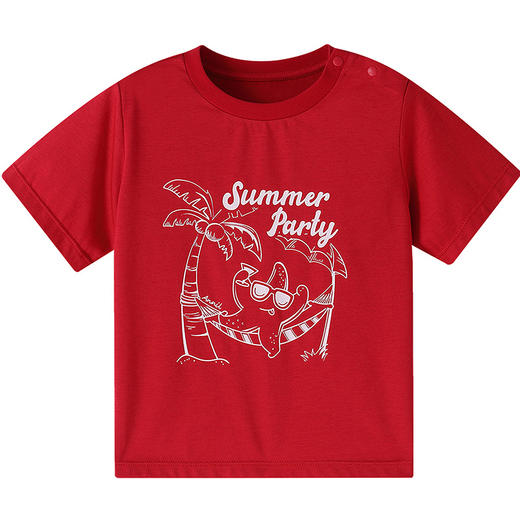 【实体店同款】男童圆领短袖针织衫夏季新款安奈儿童装XB621160 商品图7