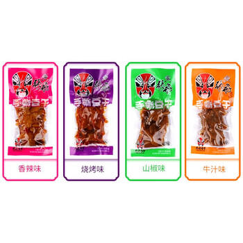张飞手撕豆干500g混合口味四川特产豆腐干办公室休闲解馋零食小吃礼包 商品图5
