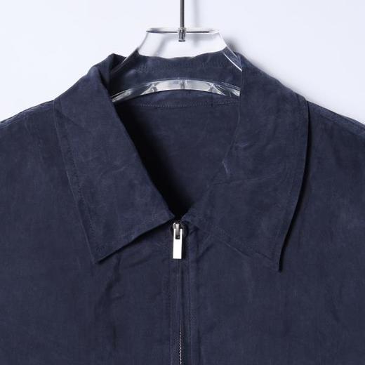 SDSA男装2026新款高贵轻奢美式纯色宽松翻领拉链休闲夹克外套百搭 商品图1