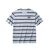 安踏条纹短袖t恤男女同款2026夏季纯棉宽松透气休闲上衣152628134 商品缩略图5