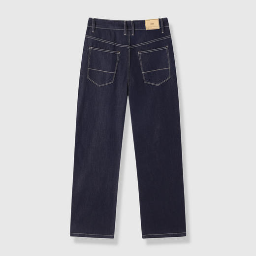 GXG男装26夏季时尚百搭潮牌简约休闲直筒裤日常通勤男式牛仔长裤K&C 商品图5