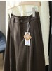 二店y 【3070】 醋酸羊毛毛呢裤 700g 柔软垂感直筒高腰阔腿裤 商品缩略图5