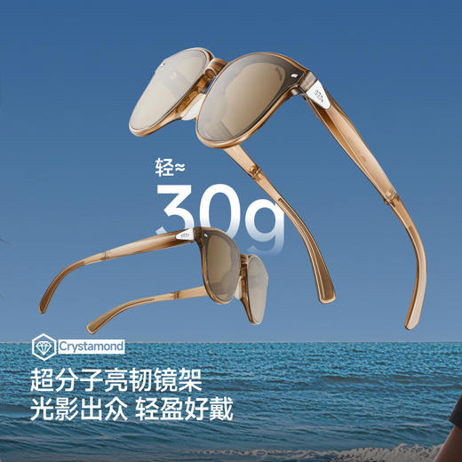 【26春夏新品】蕉下中方圆框折叠墨镜FD021 商品图2