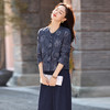 新款女装时尚洋气印花优雅时尚简约气质短款小外套LT2679 商品缩略图1