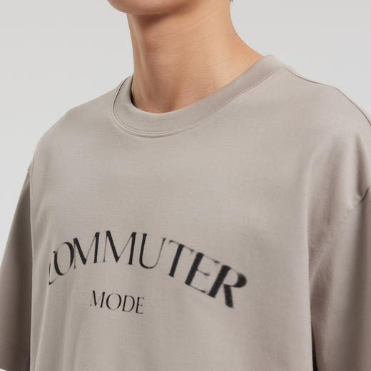 MODE COMMUTER | MC匹马棉柔软耐磨印花微阔圆领短袖T恤 商品图4