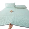 【开启清凉一“夏”❗️夏季冰丝凉席】凉感丝面料制作，多孔纤维结构 增加空气内外循环，舒爽透气不黏腻，床垫保护罩新款床套可水洗宿舍乳胶床单套单L 商品缩略图4