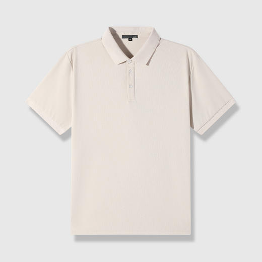 GXG男装26夏季时尚简约纯色百搭日常通勤休闲短袖男式POLO衫K&C 商品图2